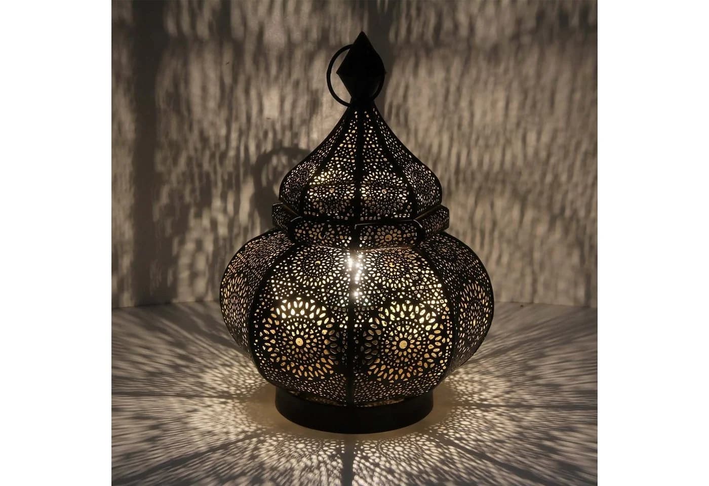 Casa Moro Orientalische Tischlampe Asif Schwarz Gold - Bild 2