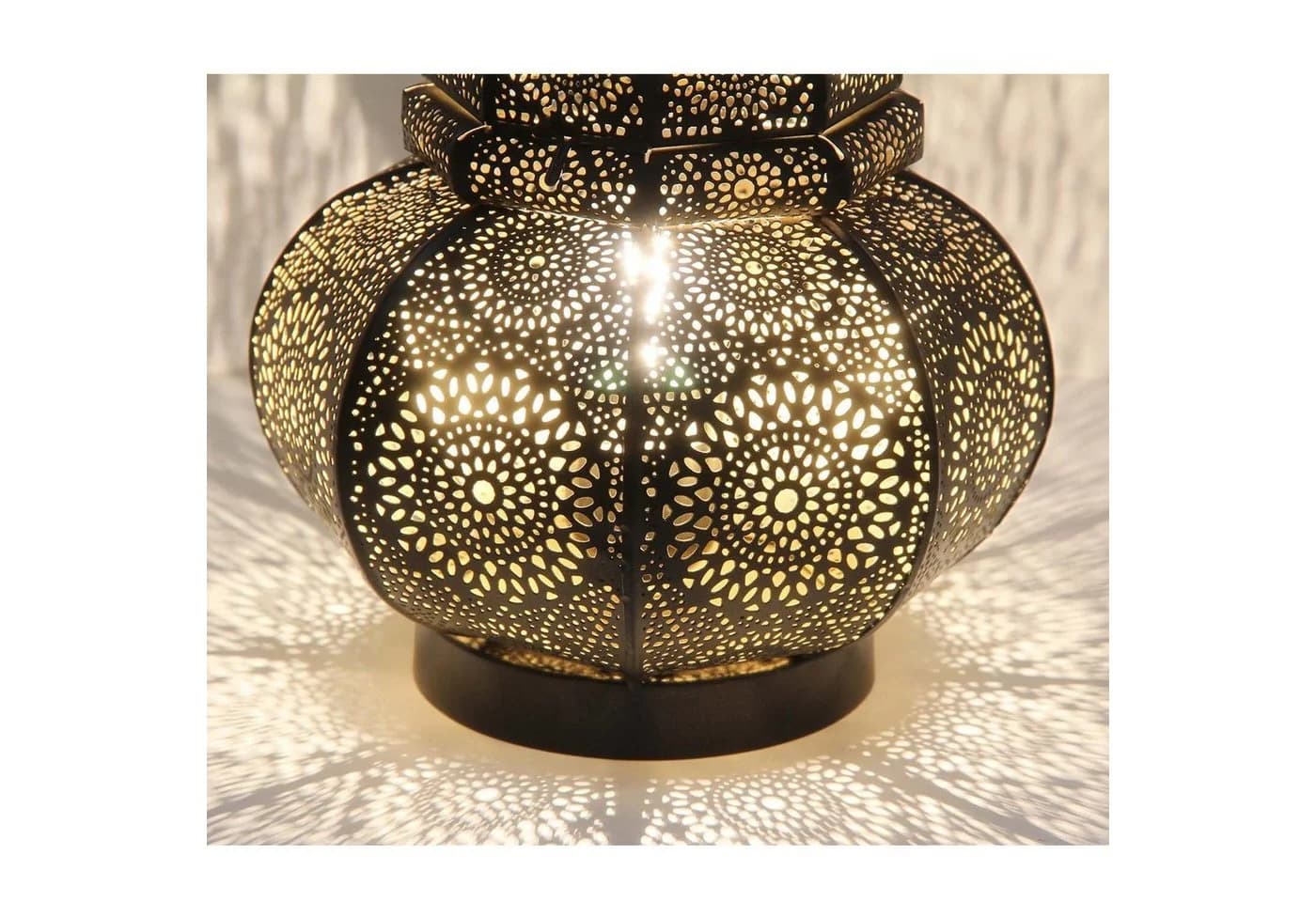 Casa Moro Orientalische Tischlampe Asif Schwarz Gold - Bild 4