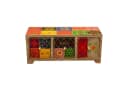 Casa Moro Orientalische Mini-Kommode Chandi 3 Schubladen 28x11x10 cm Bunt Bild 2