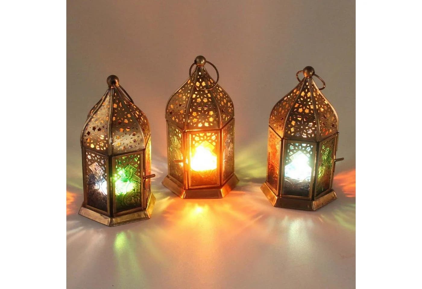 Casa Moro Windlicht Orientalisches Windlicht Nael Multi 3er Set - Bild 2