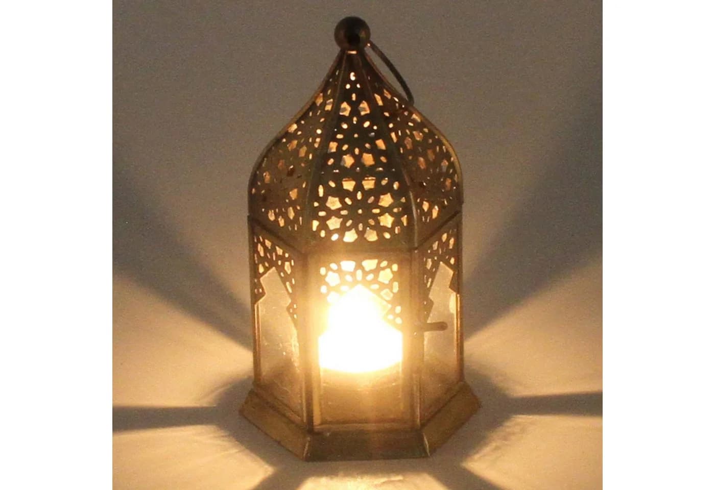 Casa Moro Windlicht Orientalische Teelichthalter Nael Transparent 6er Set - Bild 3