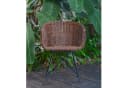 Casa Moro Rattan-Sessel Paris Braun mit Armlehne aus Naturrattan Bild 3