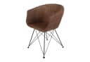 Casa Moro Rattan-Sessel Paris Braun mit Armlehne aus Naturrattan Bild 5