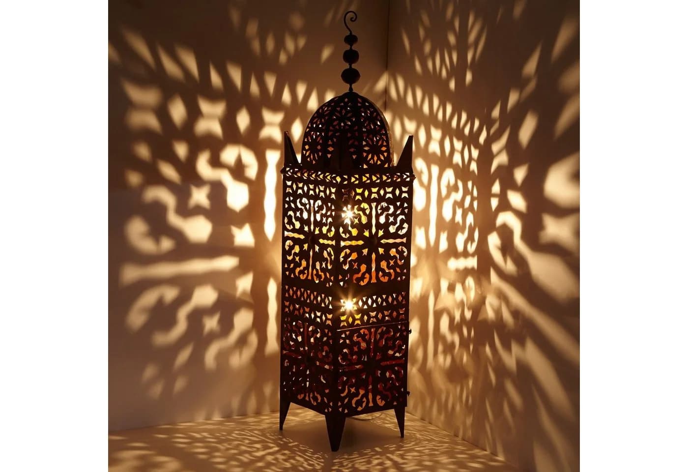 Casa Moro Orientalische Eisenlaterne Firyal 136 cm - Bild 2