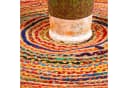 Casa Moro Jute Teppich Tamani bunt rund Boho-Style Bild 1