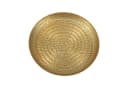 Casa Moro Teetablett Aluminium Gold Ø 30 cm Orientalisch Bild 2