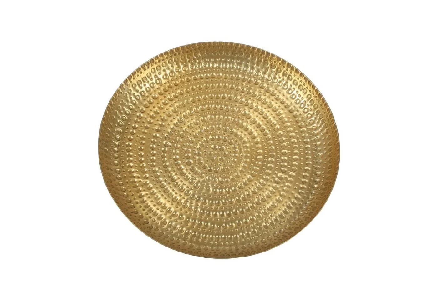 Casa Moro Teetablett Aluminium Gold Ø 30 cm Orientalisch - Bild 2
