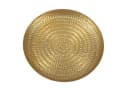 Casa Moro Teetablett Aluminium Gold Ø 30 cm Orientalisch Bild 3