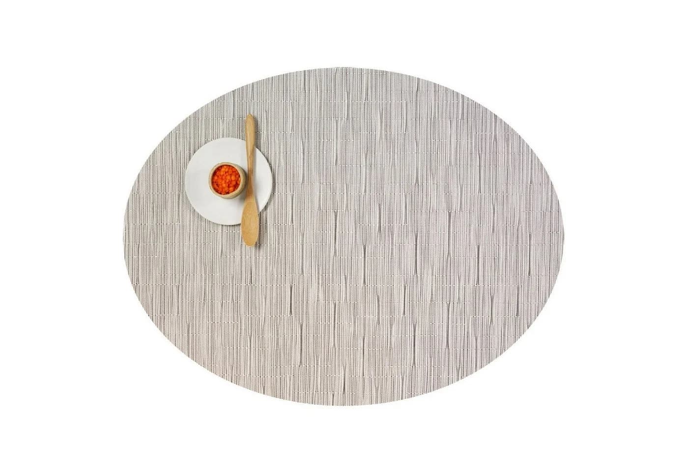 Chilewich Platzset Bamboo Oval Chalk Beige