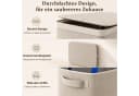 Hausright Wäschekorb 100L mit Deckel 2 Fächer beige braun Bild 5
