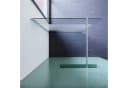 SONNI Duschwand Walk-in 8mm Nano Glas Teilsatiniert 200cm Bild 1