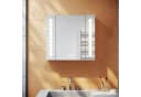 SONNI Badezimmerspiegelschrank Aluminium mit LED & Steckdose Bild 2