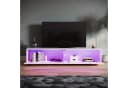 SONNI TV-Schrank Weiß LED-Lichteffekte 160/180x35x30cm Bild 1