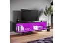 SONNI TV-Schrank Schwarz Hochglanz mit LED-Beleuchtung Bild 3