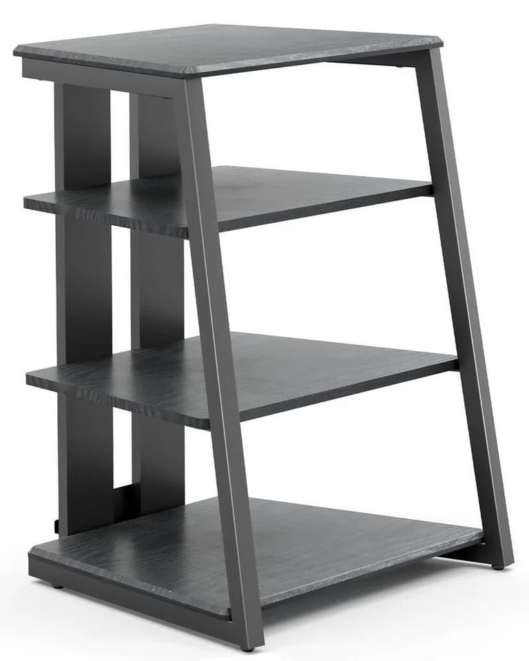 FITUEYES TV-Regal HiFi Rack aus Holz und Metall 61x52x78 cm - Bild 2