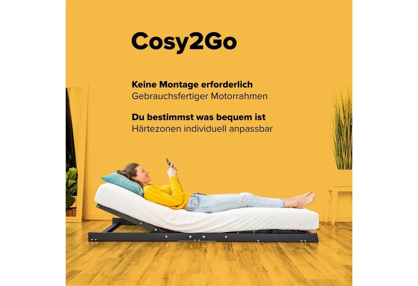 COSYWORLD Cosy2go 2M Elektrischer Lattenrost Verstellbar - Bild 5