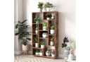 COSTWAY Bücherregal Holz 9 Fächer Raumteiler Geometrisch 70x20x120cm Bild 3
