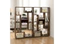 COSTWAY Bücherregal Holz 9 Fächer Raumteiler Geometrisch 70x20x120cm Bild 5
