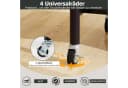 COSTWAY Druckertisch höhenverstellbar mit Rollen Rustikal Braun Bild 5