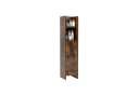 COSTWAY Badkommode Braun Badezimmerschrank schmal verstellbare Ablagen Bild 2