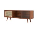 COSTWAY TV-Schrank Braun Bambus Bild 2