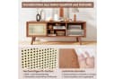 COSTWAY TV-Schrank Braun Bambus Bild 3
