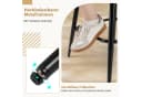 COSTWAY Barhocker 2er Set Grau/Schwarz Gepolstert Drehbar Bild 4