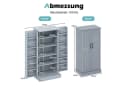 COSTWAY Küchenbuffet Küchenschrank Vorratsschrank Weiß Bild 5