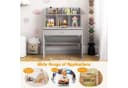 COSTWAY Kinderschreibtisch Holz mit Ablagefach 80 x 48 x 102 cm Bild 4