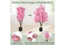 Kunstpflanze Kirschblütenbaum COSTWAY 120 cm Rosa Bild 3