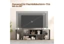 COSTWAY TV-Schrank mit offenen Regalen, 110-134,5cm Bild 4