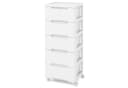 COSTWAY Kommode, Nischenschrank mit Rollen, 7 Schubladen 40x32x96cm Bild 2