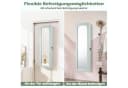 COSTWAY Schmuckschrank mit LED & Ganzkörperspiegel für Tür und Wand Bild 3
