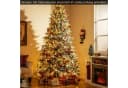 COSTWAY Künstlicher Weihnachtsbaum 240cm mit Schnee & 460 LEDs Bild 1