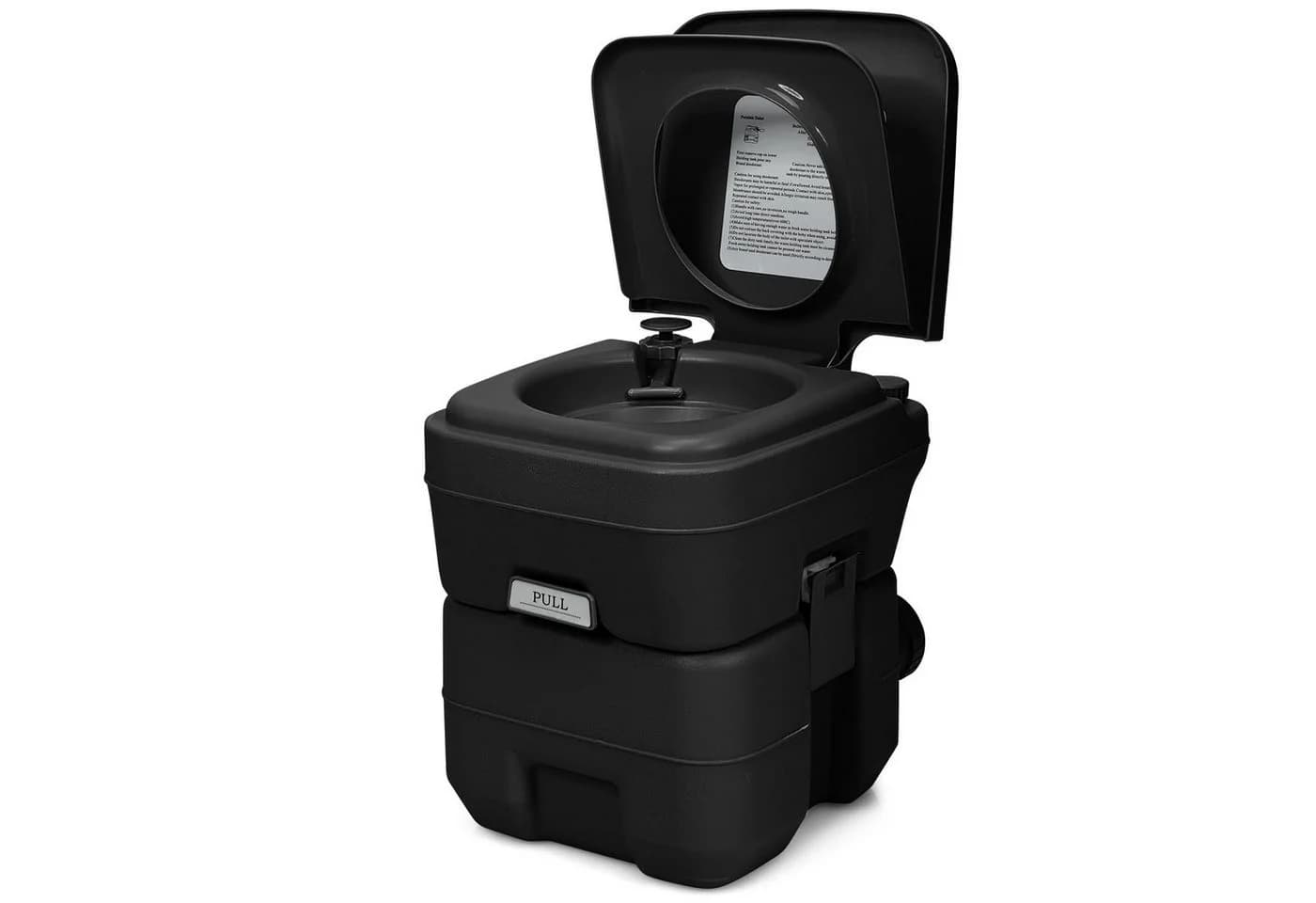 COSTWAY Campingtoilette Reisetoilette 20L+12L Abnehmbarer Abwassertank - Bild 2