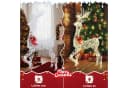 COSTWAY LED Rentier Weihnachtsfigur 150cm hoch Bild 1