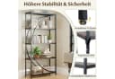 COSTWAY Bücherregal Halbmond-Silhouette Metallrahmen Bild 5