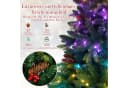 COSTWAY Künstlicher Weihnachtsbaum 150cm 250 RGB-LEDs 584 Zweige Bild 5