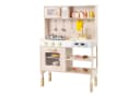 COSTWAY Spielküche Holz Höhenverstellbar Rosa Bild 2