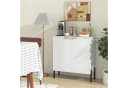 COSTWAY Küchenbuffet mit 2 Türen Weiß Holz Sideboard Bild 1