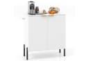 COSTWAY Küchenbuffet mit 2 Türen Weiß Holz Sideboard Bild 2