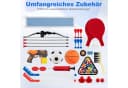 COSTWAY 10-in-1 Multi-Kickertisch Blau/Schwarz Bild 3