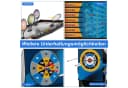 COSTWAY 10-in-1 Multi-Kickertisch Blau/Schwarz Bild 4