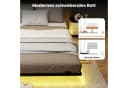 COSTWAY Schwebebettgestell LED Beleuchtung Doppelbett 140 x 200 cm Bild 4