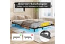 COSTWAY Schwebebettgestell LED Beleuchtung Doppelbett 140 x 200 cm Bild 5