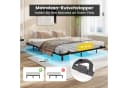 COSTWAY Schwebebettgestell Doppelbett 160x200 cm mit LED Bild 5