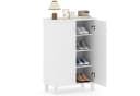 COSTWAY Schuhschrank Holz 4-stöckig mit abnehmbaren Regalböden Bild 2