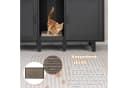KOMFOTTEU Tierhaus 3 in 1 Katzenschrank, Beistelltisch TV-Ständer für 2 Katzen Bild 5