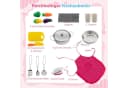 KOMFOTTEU Spielküche Kinderküche Holzküche Rosa Bild 5