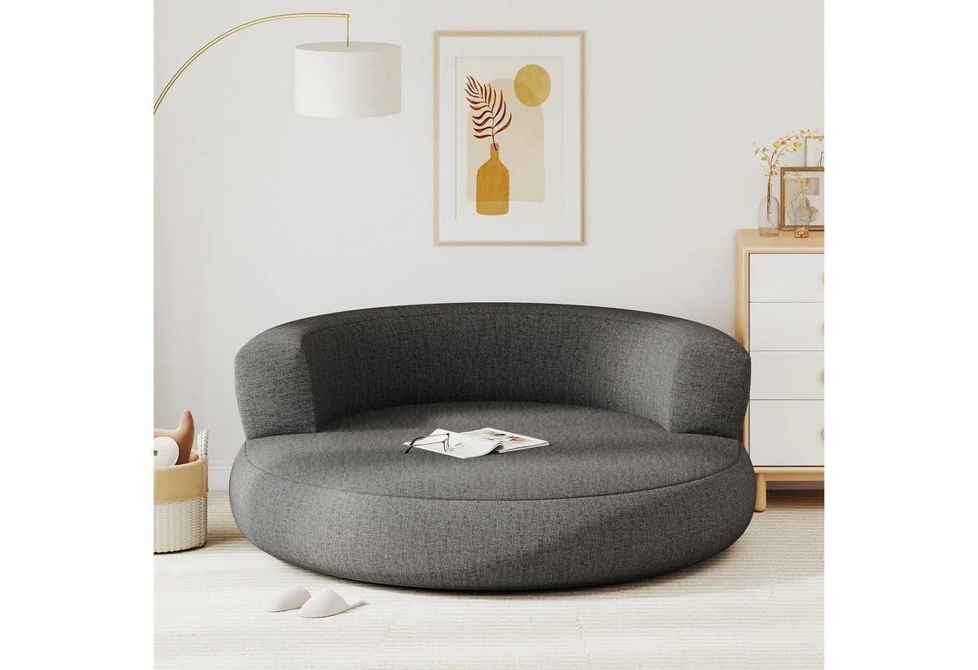 COSTWAY Luftsofa 160x164x61 cm Luftbett - Bild 5